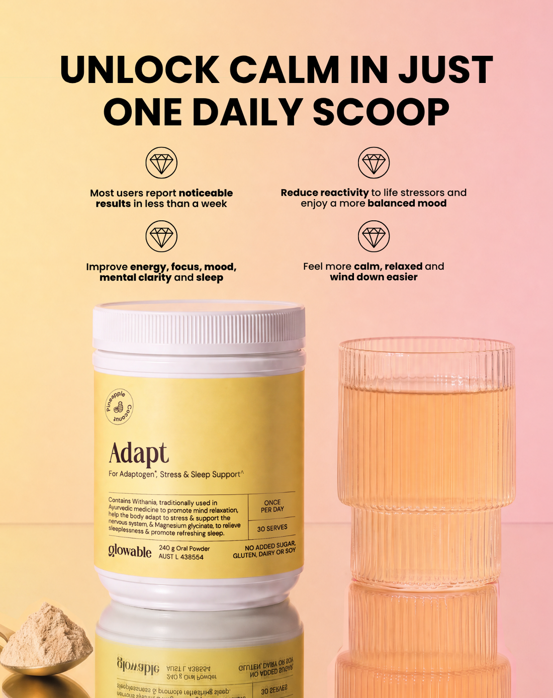 Adapt - Daily Stress + Sleep Support