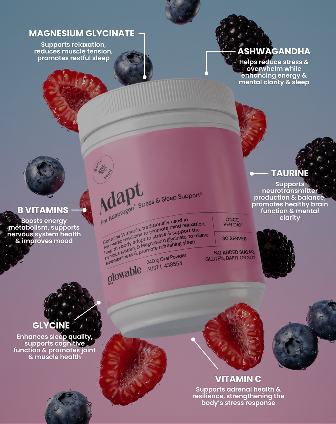 Adapt - Daily Stress + Sleep Support