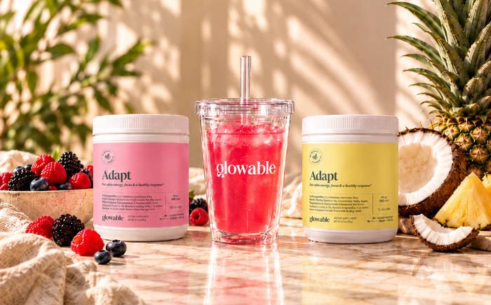 <strong>For a limited time, get a free Glowable Tumbler with your Adapt order when you spend over $99.</strong>